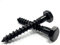 RADSO M8 Hex Head Coach Screws Wood Lag Bolt-Black Passivated-For Wood, Masonry/Brick, Concrete, Shelving, TV & Wall Mounting, Fastening, Installation & other Indoor Projects (8mm x 70mm)-Pack of 10