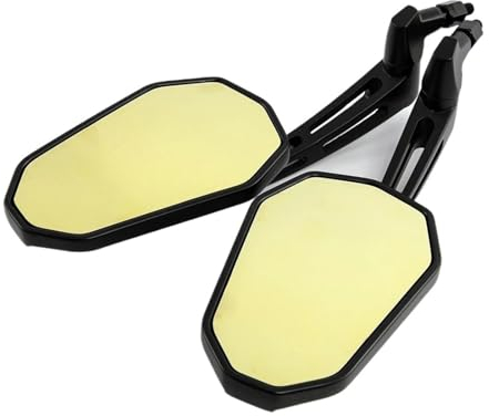 Motorrad Lenkerendenspiegel Universal 8mm 10mm Motorrad Rückspiegel Für Z900 Für Z1000 Für Aluminium CNC Motorrad Rückspiegel Seite Spiegel