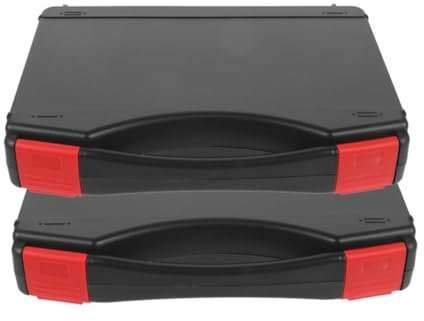 jojofuny Kofferraum-organizer-box 2-teilig Tragbarer Werkzeugkasten Werkzeugset Einfacher Transport Organisierte Lagerung