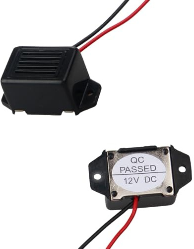 DC 12V 85dB Mini Allarme Elettronico Summer Buzzer 12V Sirena Costante Compatta per Applicazioni Versatili Blitzer Warner Rilevatore Radar SYCSYH