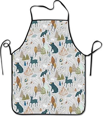 Unisex Schürze Trail Grey Med Kochen Schürze Personalisiert Latzschürze Premium Malschürze Für Bäcker Bemalen