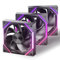 AsiaHorse Nyota Ventola per PC RGB da 120 mm Reverse, 3 pezzi [HDB] 2000 RPM/61.5 CFM/2,16 MMH2O ARGB Ventola 5 V3 PIN ARGB e 12 V4 PIN PWM, durata 50,000 ore