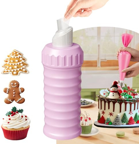 Steipirr Piping Bags Dispenser, Piping Bag Organizer Holds 8 - 16 Piping Bags, Piping Bag Holder for Cake Decorating