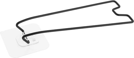 CLISPEED soporte de marco de fotos soporte trasero de caballete de marco de imagen de cuadro de fotos respaldos de caballete de cartón acero carbono Negro