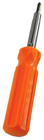 ZGUZMCMK Cacciavite a Croce 6 in 1, Teste Piatte Da 1/4 E 3/16, Pratico Cacciavite a Cricchetto PH1 E PH2 per Progetti Fai Da Te E Riparazioni Dome, Orangina