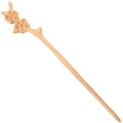 VOSAREA Palillo de Madera Pelo Vintage para Niñas, Horquilla Japonesa para Moños, Accesorios Cabello para Fiestas y Graduaciones Varios estilos