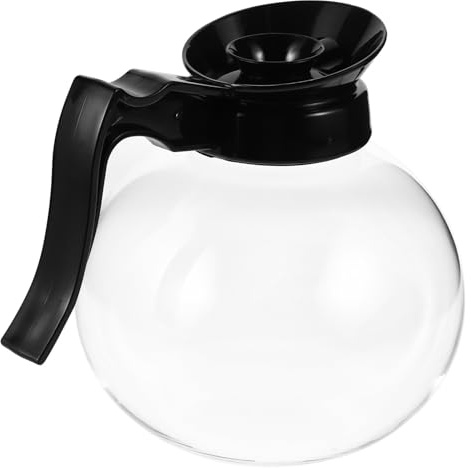 Adorainbow Glas Perkolator Kaffeekanne Isolierend mit Hitzebeständigem Griff Tropffilter Multifunktionale Glaskanne für Herd und Gewerblichen Einsatz für Kaffee und Tee
