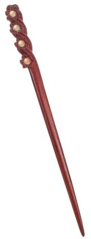 VICASKY Vintage im Klassischen Asiatischen Stil Täglichen Gebrauch für und mit aus Haarnadel Rotem Sandelholz Glatter Oberfläche Leichtem Design Chinesisches Haarzubehör