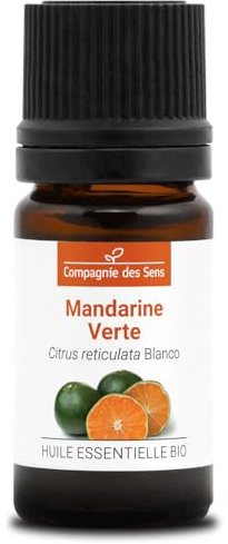 MANDARINO VERDE BIO - 5mL - Olio Essenziale di Qualità Premium - 100% Puro, Naturale, Garantito ChromaCert® - Chemiotipizzato & Integrale