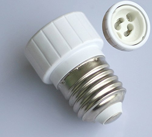 2 x Socket adaptador E27 a GU10 Luz Adaptador Adaptador Socket Socket de bombilla de lámpara