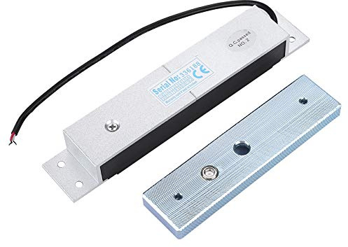 Elektromagnetische Schlösser, DC12V Magnetschloss 180KG / 350Lbs Elektromagnetverschluss Kit für Tür Access Control System Haltekraft Elektromagnet Lock NC-Modus sichern