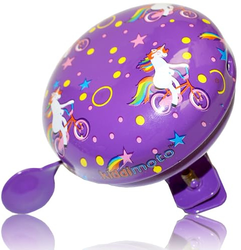 KIDDIMOTO Glocke Design Klingel/Fahrradklingel zubehör für Fahrrad, Roller, Scooter, Kinderroller Kinderfahrrad & Laufrad - Klein (58mm)