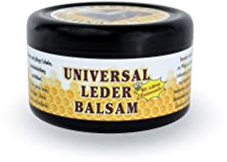 vom Pullach Hof Lederbalsam Universal 250ml mit echtem Bienenwachs zur Pflege und Reinigung von Schuhe Lederbekleidung Möbel Handtaschen Motorradbekleidung Zaumzeug Sättel Bienen Wachs Leder