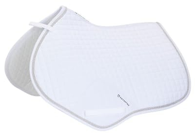 Equestro Satteldecke aus Baumwolle, Innenmaterial: technisches Gewebe, Größe Full (weiß)