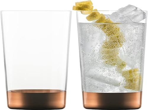Eisch gobelets 2er Set Kaya, Gobelets, verres, verre en cristal, cuivre, 550 ml