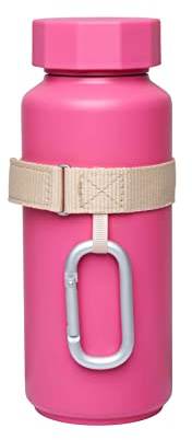 Design Letters flaschenträger fur Trinkflasche/Wasserflasche | Camping Zubehör Perfekt für Thermo Wasserflaschen | Bottle Holder Entworfen in Dänemark | Karabiner Haken Perfekt Outdoor/Reise Zubehör