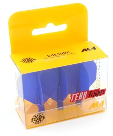 CUESOUL - Tero Flight System AK4 - Navy Blue Standard - Dart Flights