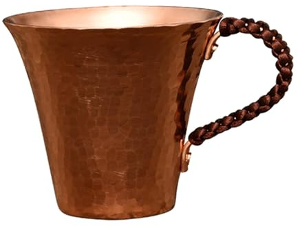 MagiDeal Kupferbecher, Kupferbecher, Trinkgeschirr, 170 ml, Stabiler Moscow Mules-Becher, Wasserbecher für heißes und kaltes Wasser, Getränke im Restaurant zu, 1 Stück