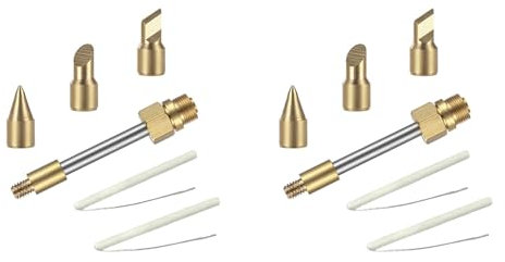 Oladfiop 2X 510 Schnittstelle LöTkolbenspitze USB LöTkolbenspitze SchweißWerkzeug 15W Schneidkopf Hufeisenform SchweißWerkzeuge