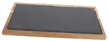 Cabilock Steak Plate Wooden Serving Tray Salad Plate Pizza Tray Stylish for Household