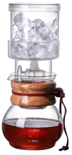 TAMUME Cold Brew - Caffettiera con caraffa in vetro, per 1-4 tazze