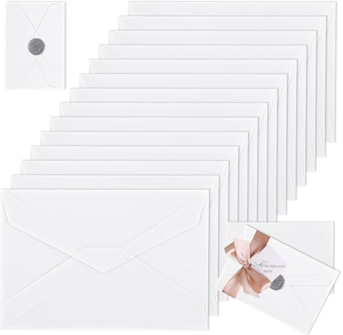 GBACHOOSE 100 Pcs Vellum Jackets, 5x7inch Pre-Folded Translucent Vellum Wrap Jackets, Vellums Paper Jacket for Wedding Invitations Birthday Party Bridal Shower