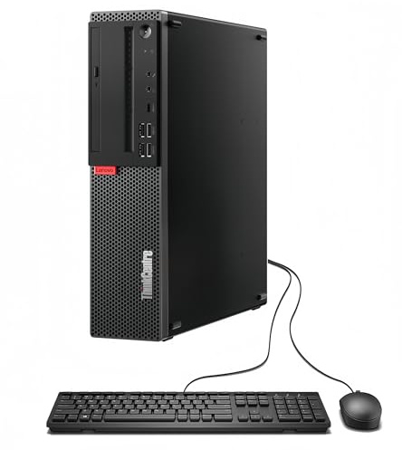 Lenovo ThinkCentre M920s SFF Desktop Computer PC, Intel Core i5-8500, 16 GB RAM, SSD da 512 GB, WiFi, Bluetooth, tastiera US, Windows 11 Pro (ricondizionato)