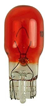 AMPOULE 12V 10W T13 W2.1x9.5D ORANGE WEDGE VERRE VOITURE CLIGNOTANT LAMPE PHARE AVANT ARRIERE