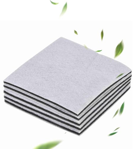 Filtros de motor universal, 5 piezas Filtro de Aspiradora, Aspiradora Filtro de pre-motor 150x150mm, Recambio para Aspiradora, se Puede Cortar | Blanco