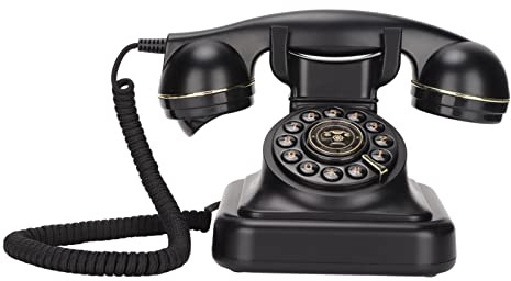 Jectse Antike Telefone, Europäisches Retro-Festnetztelefon mit Telefonkabel, Vintage-Festnetztelefon, Geschäftstelefone für Zuhause, Hotel, Büro
