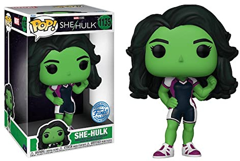 Funko Pop Jumbo! Marvel: She-Hulk (Exc), Sammelfigur aus Vinyl – 65050