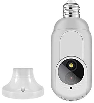 TUYA 2MP Wifi Lámpara Bombilla Cámara De Vigilancia Seguimiento Humano Automático Monitor De Enchufe IP Video Monitor De Seguridad Visión A Todo Color, Audio De 2 Vías,Camera