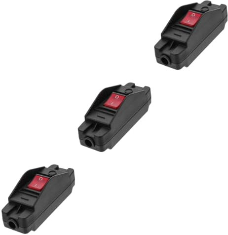 DOITOOL 3 Stück Mini-kompaktgröße Inline Cord off Touch Control Für Lampen Und Elektrogeräte
