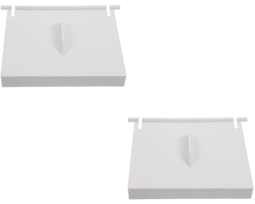 BESPORTBLE 2 Pièces volet d'écumoire de Piscine vsp Couvercle de vidange Accessoires Skimmer Piscine Fournitures Remplacement Porte Skimmer Plastique Blanche