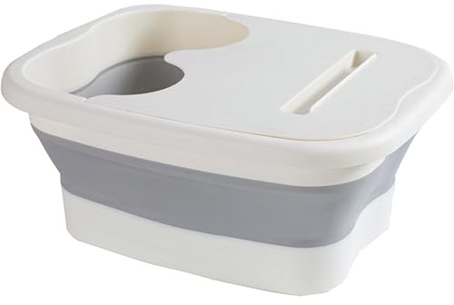Bac De Trempage Pieds Bassin Et Cuve Transportable Pour Rinçage Des Pieds | Pliable Spas Pour Les Femmes, Les , Hommes Et Séniors.