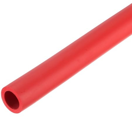 QUARKZMAN 1 x 2m Rohrisolierung Schaumstoff, Durchmesser 28mm Isolierstärke 5mm Heizungsrohr Verkleidung für Fitnessgeräte, Rohre, Handhaben (Rot)