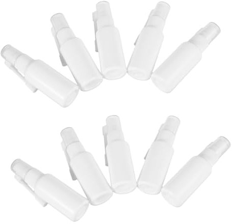 Beavorty Botella Atomizadora Nasal 30 Ml 10 Unidades Pulverizador Ajustable Boquilla Larga Plástico Transparente Uso Familiar Limpieza Nasal Cuidado Personal