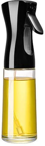 CABLEPELADO Pulverizador de Aceite de 300 ml, Botella de Plástico con Pulverización Fina, Libre de BPA, Boquilla Antigoteo para Cocina, Ensaladas, Freidora de Aire y Parrilla, Fácil de Rellenar