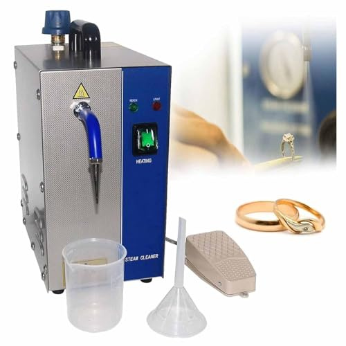 Limpiador A Vapor Profesional para Joyas De 2/4 L Lavadora De Gemas para Oro Y Plata Limpiador A Vapor para Joyas De Acero Inoxidable De Oro Y Plata(2L,220V)