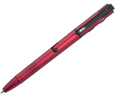 OLIGHT O'Pen 3 Stiftlampe, Multitool Kugelschreiber mit drei Lichtarten | 120 Lumen, LED Taschenlampe mit grünem, rotem und weißem Licht, USB-C Anschluss für Büro, Schreiben, Präsentationen, Weinrot