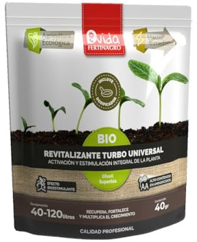 Garden Center Shop | Revitalizante Turbo Universal Bio | Bioestimulante para Plantas, Interior y Exterior | Estimula Raíces y Crecimiento Saludable | Fórmula Concentrada