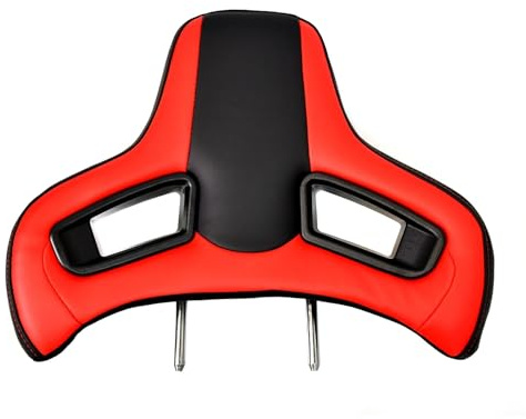 Fiakaon Appuie-têtes Noirs Triangulaires De Type Divisé pour Siège De Voiture Modifié Sleeping Headrest Coussin De Voiture