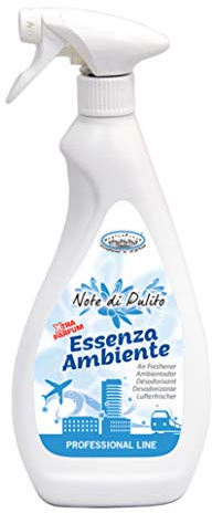Profumatore Deodorante Essenza Multifunzione Ambiente Fragranza Professionale Aroma Elimina Odori Togli Polvere Pavimenti Superfici Cattura Polvere Basso Dosaggio 750Ml (Note di Pulito)