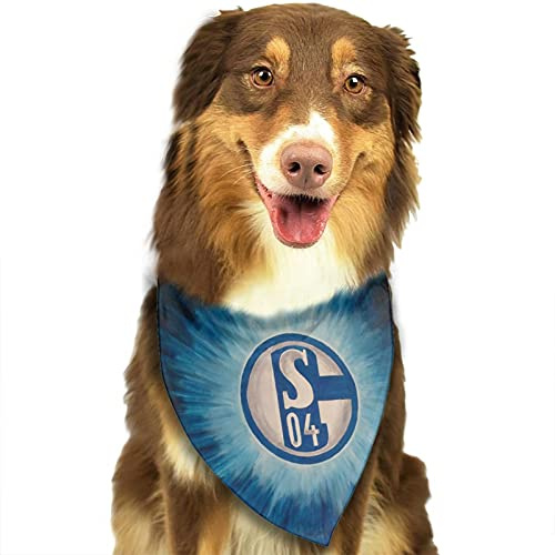 Aiier Haustierbandana Hund Katze Tierdruck Schal Dreieck Halstuch Lätzchen Haustier Schal Polyester Einheitsgröße weiß Bequem