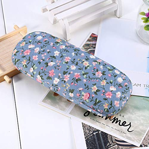 Alvinlite Hardcase Brillenetui - Harte Süße Box für Frauen, Teen Mädchen, Männer - Tragbare Blumen Brillenbox