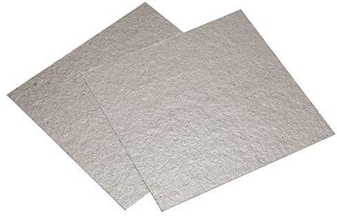 Peowuieu 2 placas de 12 x 12 cm para accesorios de microondas Mica