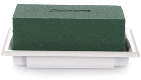 Flowerbox Oasis® Table Deco Mini - 13 x 9 x 5cm - 8 St. - weiß
