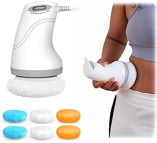 Helining Cellulite Massager, Body Sculpting Machine with 6 Washable Pads | Anti Cellulite Massager, 600-3000U/M, Compact Home Massager, Firming and Sculpting, Reducing Swelling, Relieving Fatigue