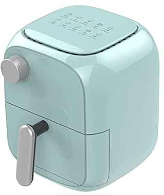 ONWEE Freidora de Aire 2 QT Horno pequeño Compacto sin Aceite Apto para lavavajillas Recetas exclusivas Pantalla de Vidrio Templado Cesta Antiadherente Ajuste silencioso para 2-4 Personas Vision