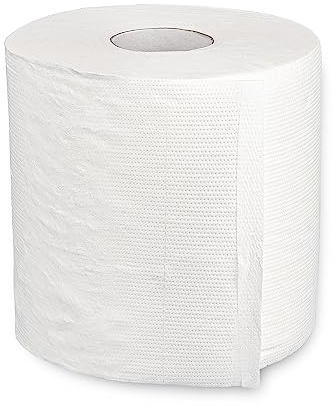 LUCY Hygiene Handtuchrollen für Spender mit Innenauszug | 6x Rollen | 2-lagig, 100% Zellstoff | 115m lang | 19cm x 35cm pro Blatt | Hochweiß | Kerndruchmesser 6cm